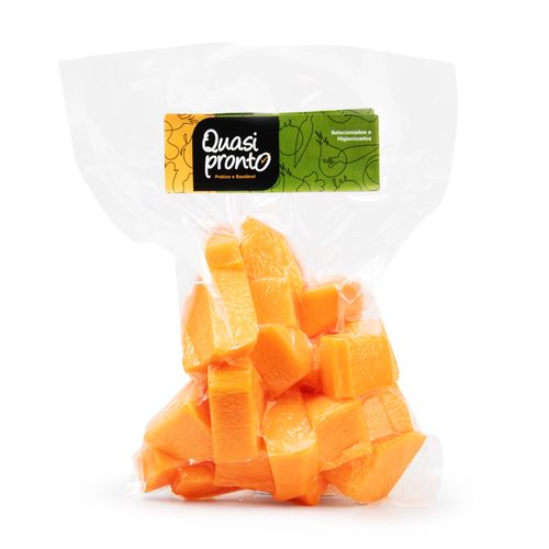 Abóbora Em Cubos Quasi Pronto A Vácuo 500g