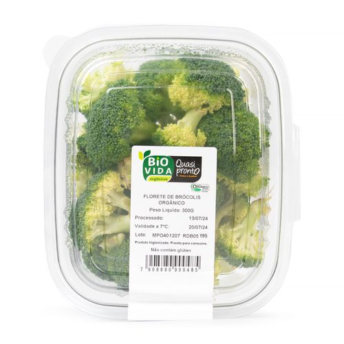 Florete de Brócolis Orgânico Quasi Pronto 300g