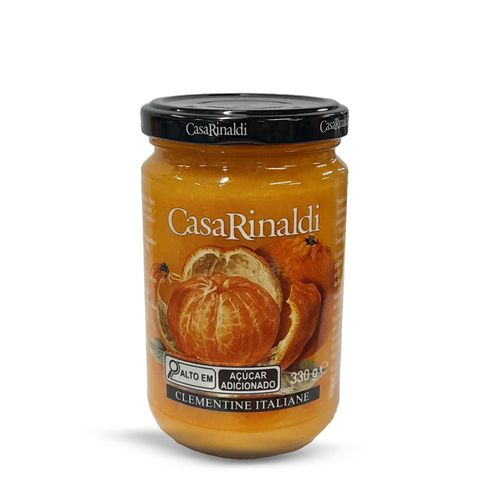 Geleia Italiana Casa Rinaldi Tangerina Vidro 330g