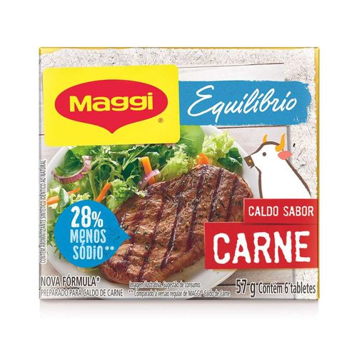 Caldo Maggi Equilibrium Carne Tablete 57g