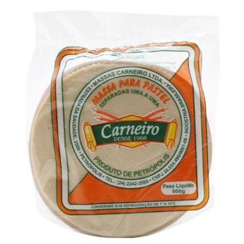 Massa Para Pastel Carneiro Pequena 400g