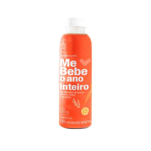 Suco Me Bebe O Dia Inteiro Laranja, Cenoura, Maçã e Gengibre 500ml