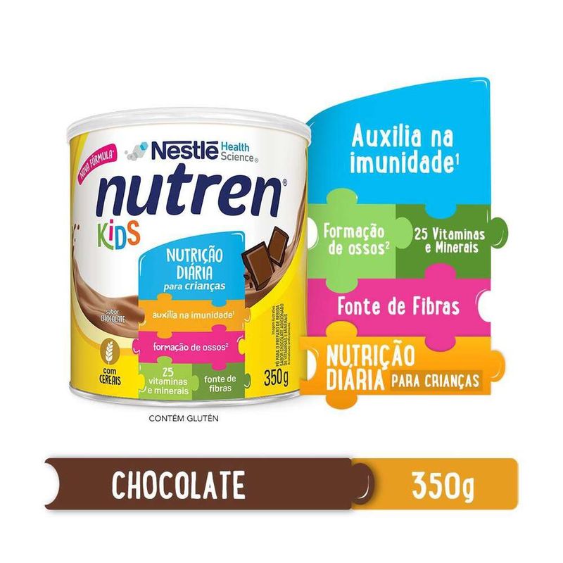 Complemento-Alimentar-Nutren-Kids-Chocolate-Lata-350g