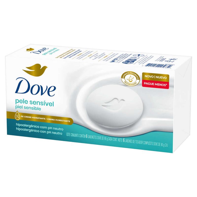 Pack-Sabonete-Dove-Pele-Sensivel-6-Unidades-90g