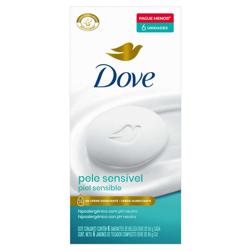 Pack-Sabonete-Dove-Pele-Sensivel-6-Unidades-90g