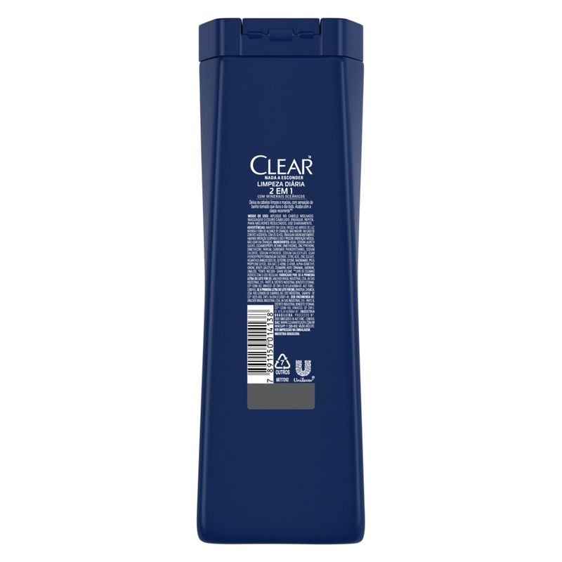 Shampoo-Anticaspa-Clear-Limpeza-Diaria-2-em-1-400ml