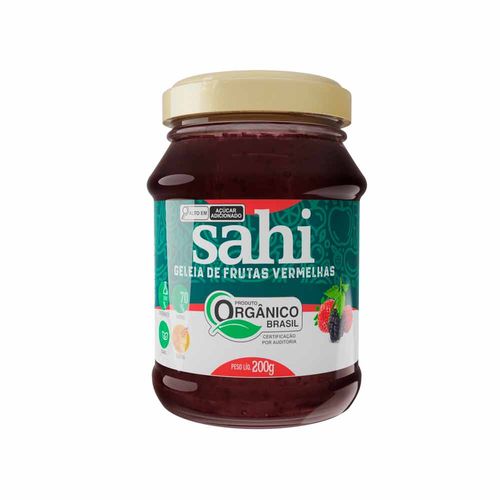Geleia de Frutas Vermelhas Orgânica Sahi 200g