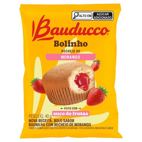 Bolinho de Morango Bauducco 40g