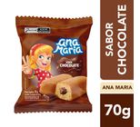 Bolinho Ana Maria Baunilha Com Recheio De Chocolate 70g