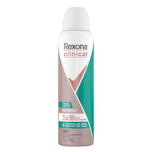Desodorante Aerossol Rexona Clinical Refresh 150ml