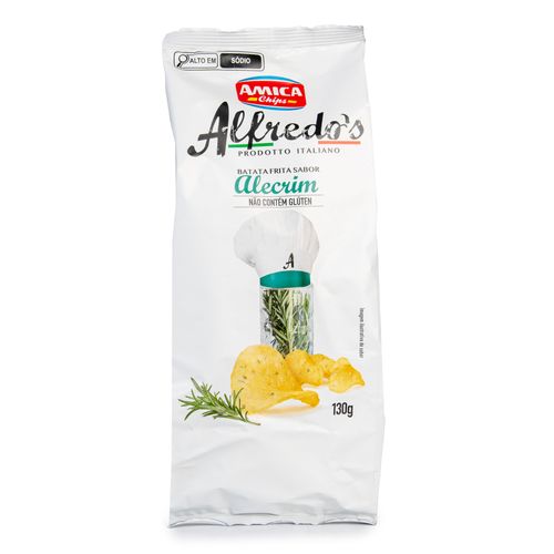 Batata Chips Italiana Alecrim Alfredo's 130g