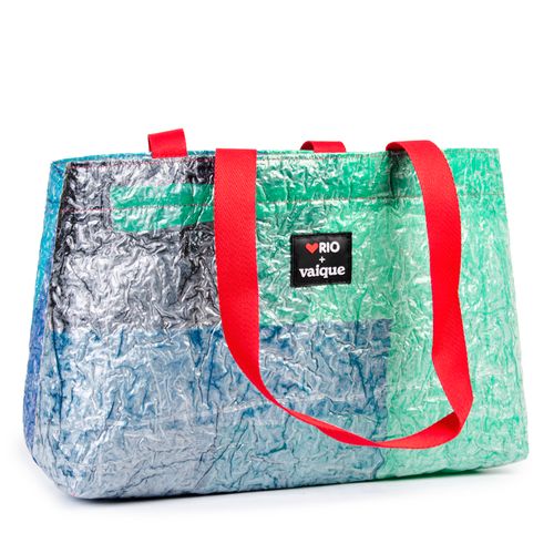 Sacola Ecobag Reciclada Amo Rio + Vaique G