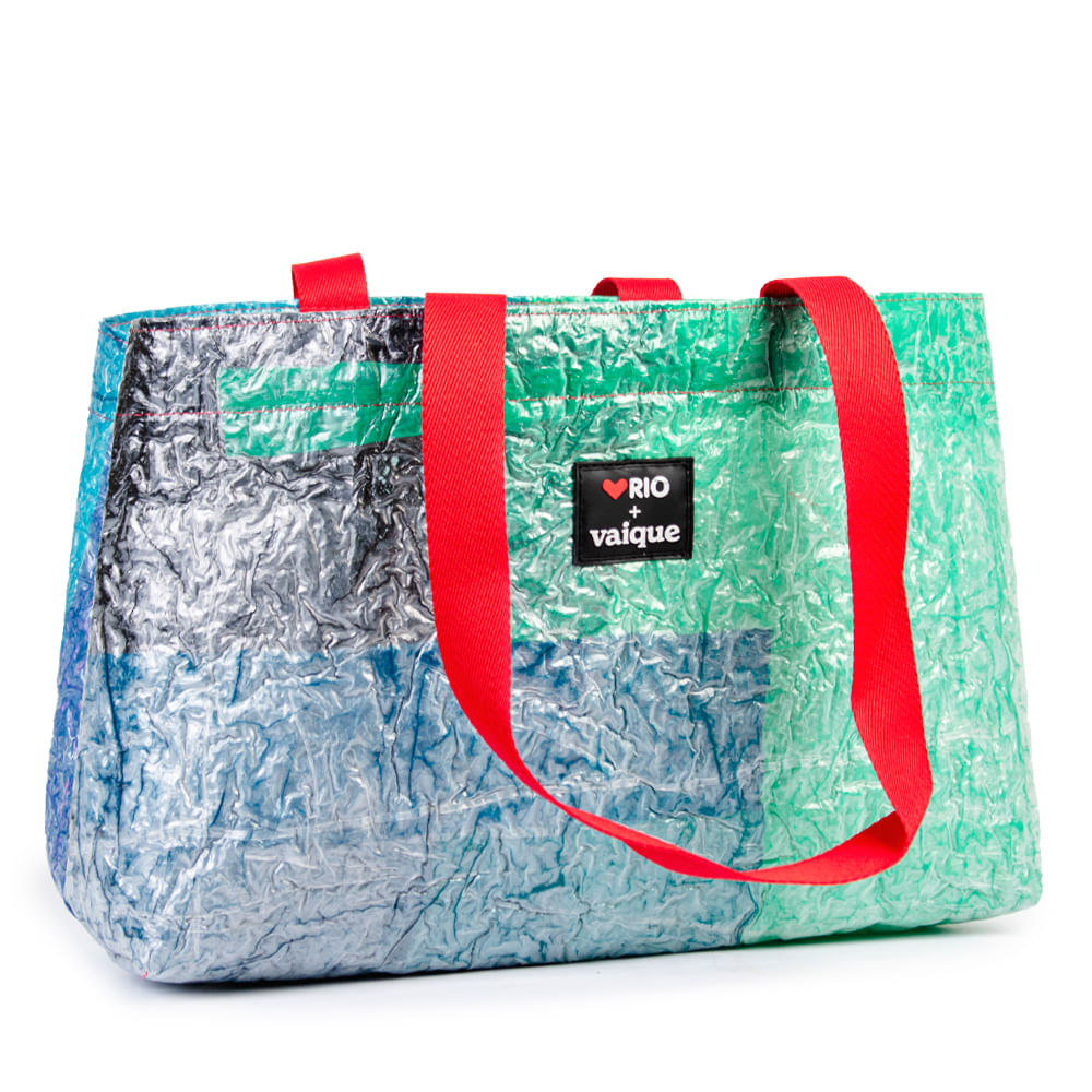 Sacola Ecobag Reciclada Amo Rio + Vaique G