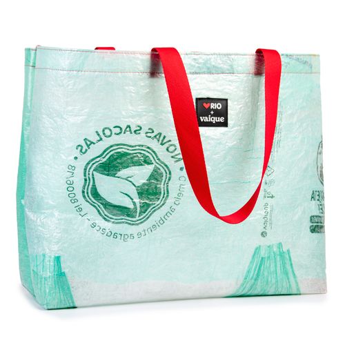 Sacola Ecobag Reciclada Amo Rio + Vaique M
