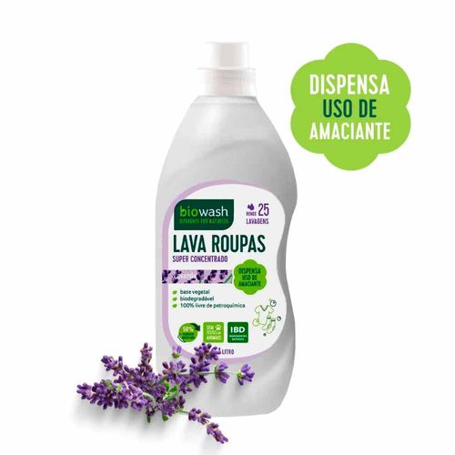 Lava Roupas Líquido Lavanda BioWash 1L
