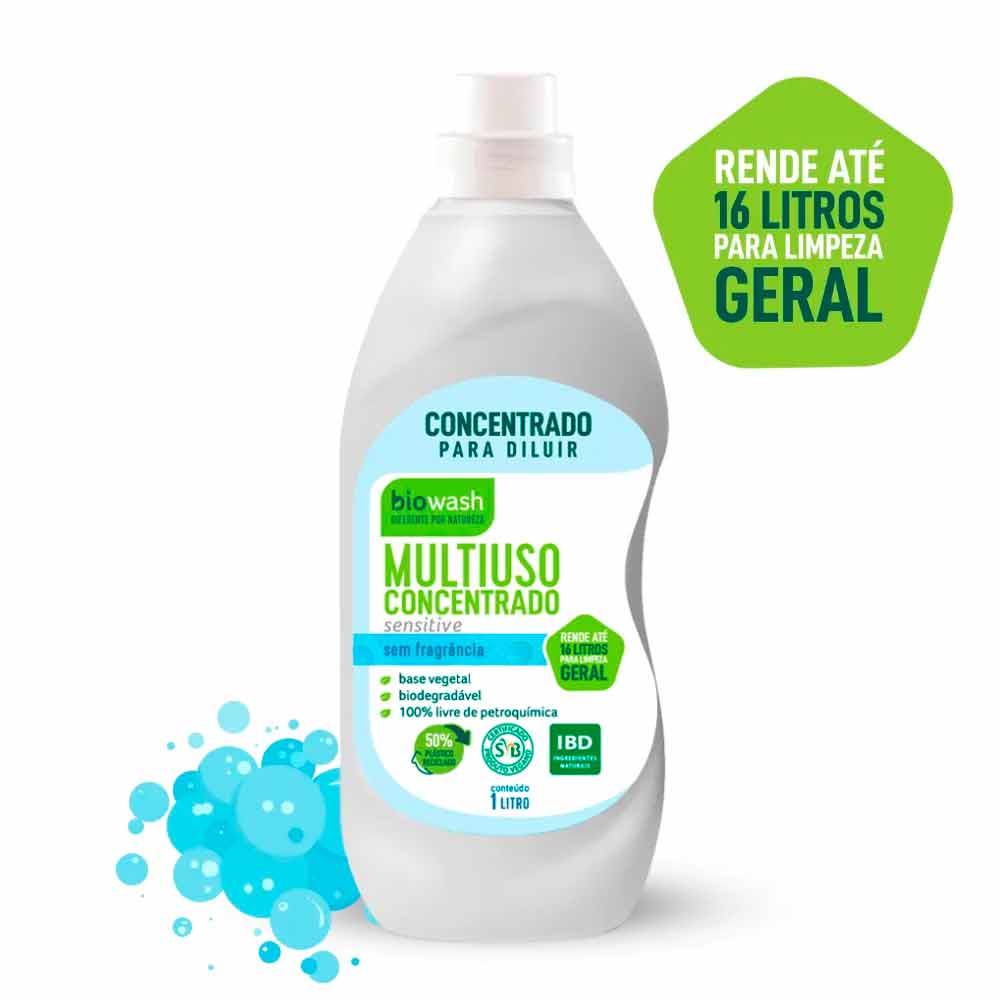 Multiuso Concentrado Sensitive BioWash 1L - Zona Sul