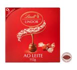 Chocolate Ao Leite Cremoso Lindor Lindt Caixa 112g