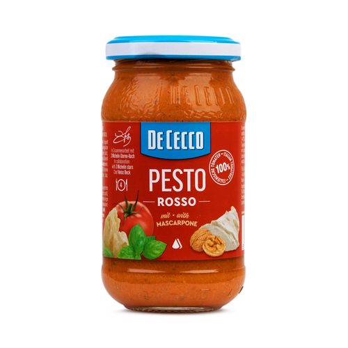 Molho Pesto Vermelho Italiano De Cecco 200g