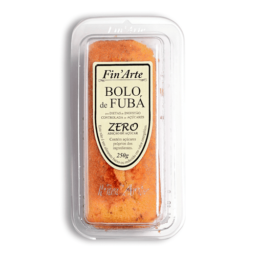Bolo Fin'Arte Zero Açúcar Fubá 250g