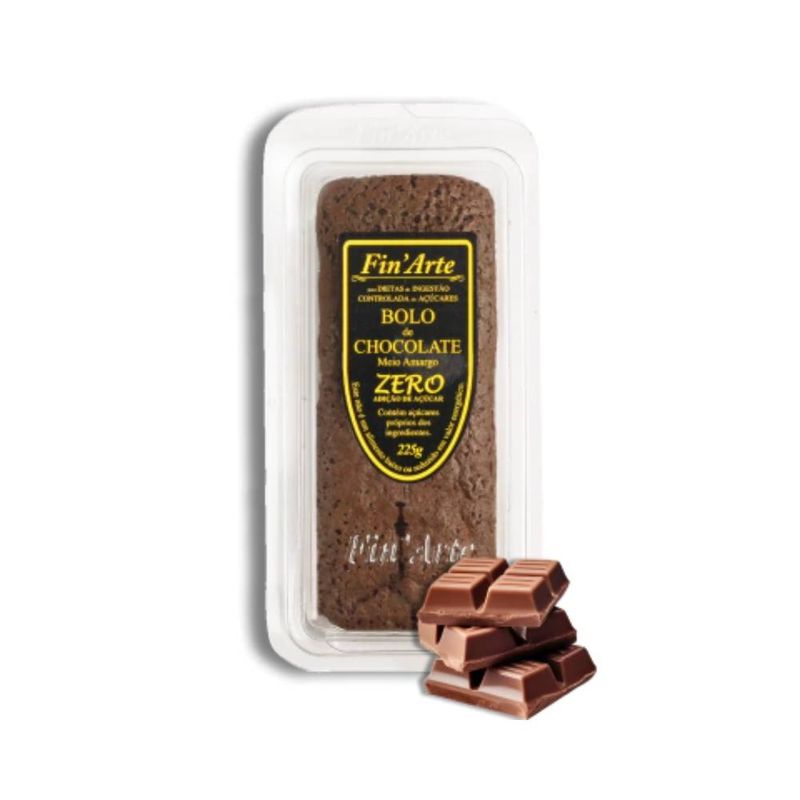 Bolo-Finarte-Zero-Acucar-Chocolate-225g