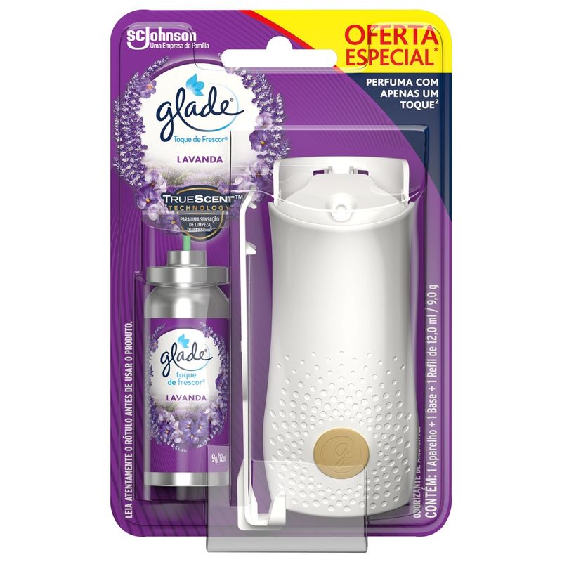 Aparelho-e-Odorizador-de-Ambiente-Lavanda-Glade-Toque-de-Frescor-Blister-12ml-Oferta-Especial