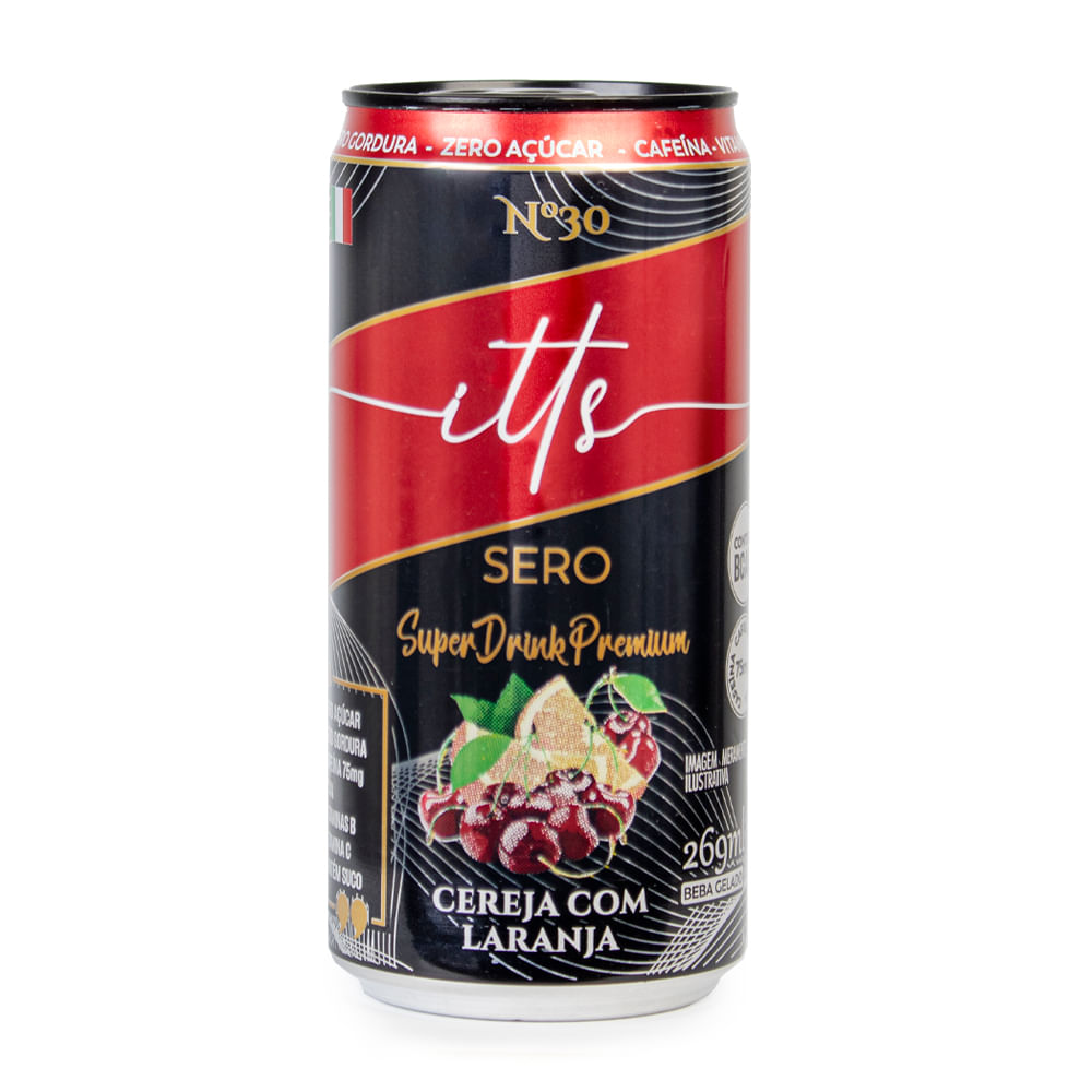 Super Drink Itts Zero Cereja com Laranja Lata 269ml - Zona Sul