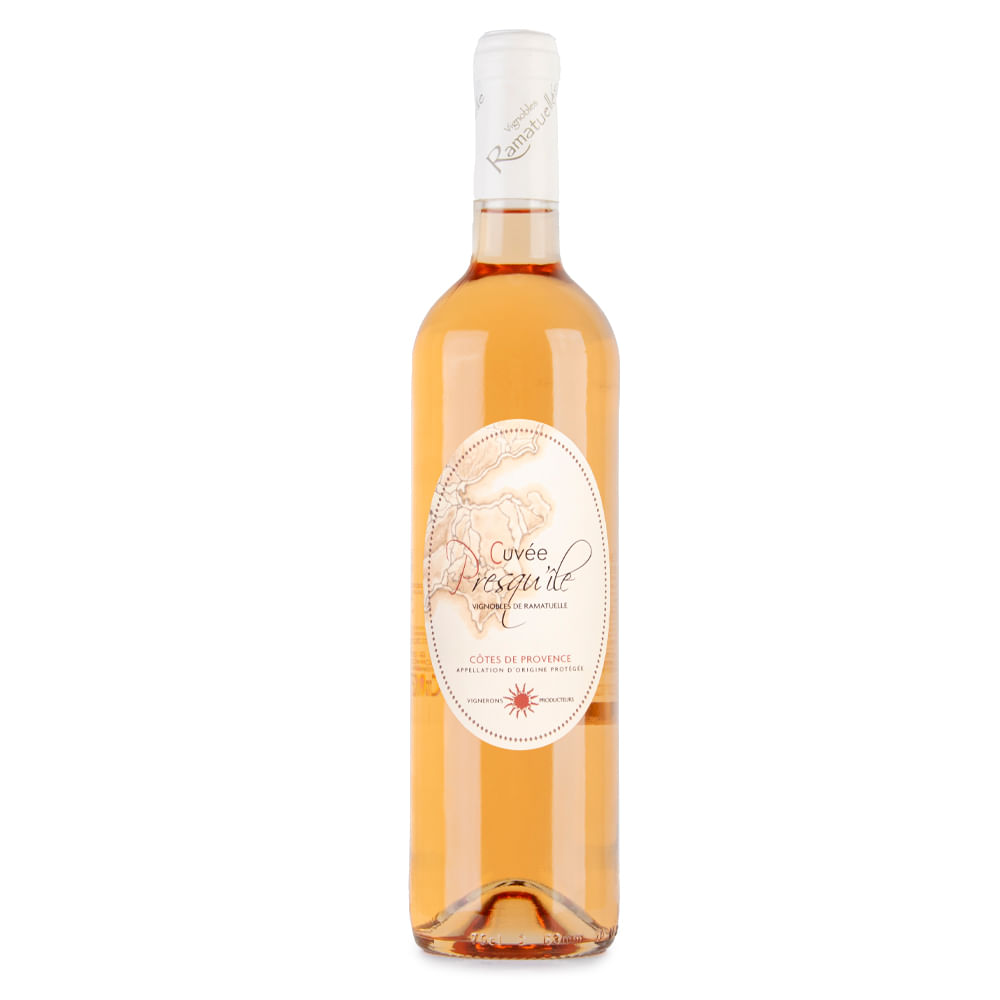 Vinho Rosé Francês Cuvée Presquîle  Côtes De Provence 750ml