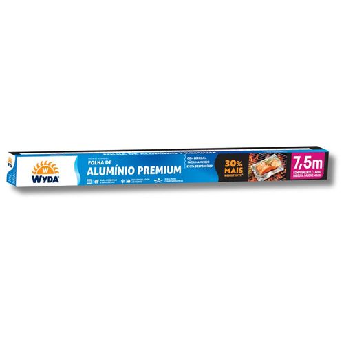 Alumínio em Folhas Premium Wyda Cook 30cm x 7,5m