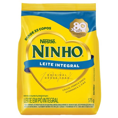 Leite em Pó Ninho Integral Sachê 575g