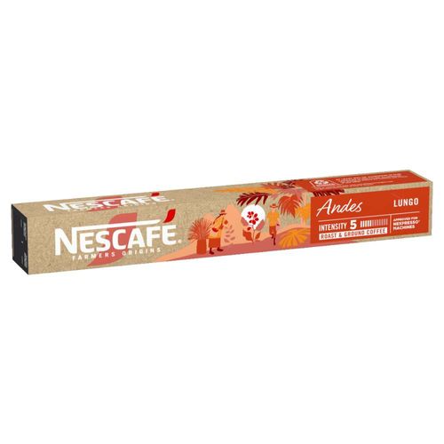 Capsulas de Café Nescafé compatível Nespresso Andes com 10 unidades