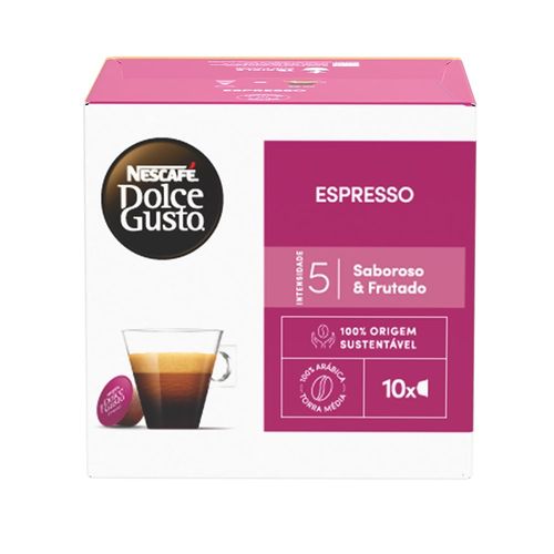 Cápsulas de Café Nescafé Dolce Gusto Espresso Com 10 Unidades