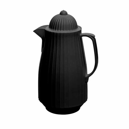 Garrafa Térmica Plástico Mini Preta Lyor 400ml