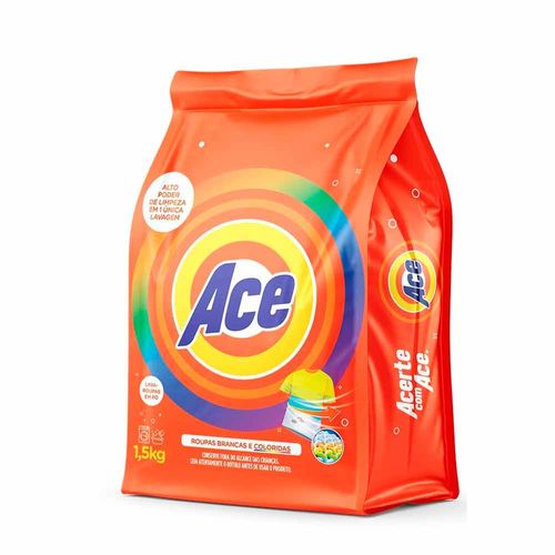 Sabão em Pó Ace Sachê 1,5kg