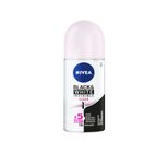 NIVEA Desodorante Antitranspirante Roll On Invisible Black e White Clear 50ml