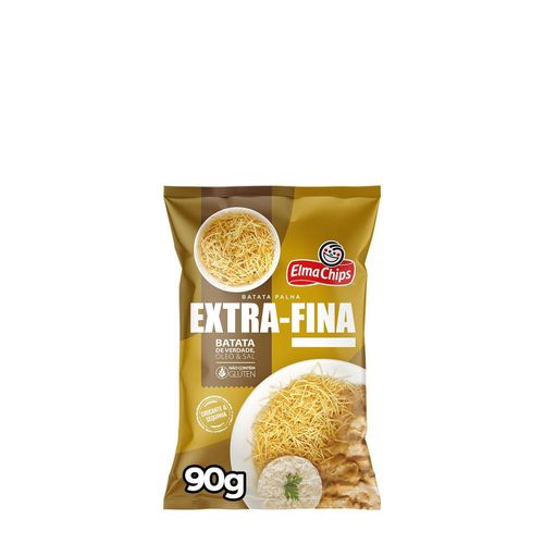 Batata Palha Extrafina Elma Chips Pacote 90g