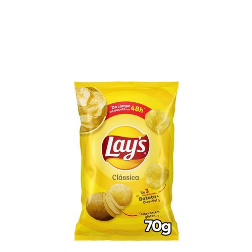 Batata Frita Lisa Clássica Lay's 70g