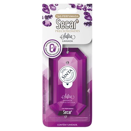 Tag Perfumada Secar Preciosidades Safira Lavanda