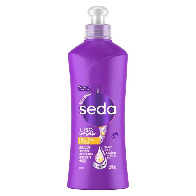 Creme-para-Pentear-Seda-Liso-Perfeito-300ml