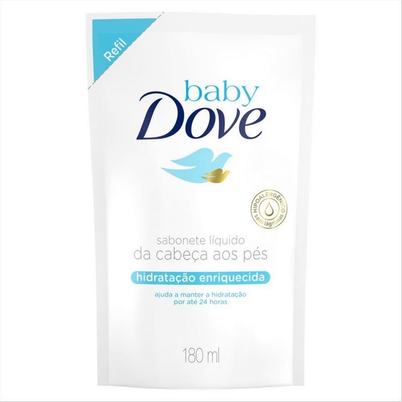 Sabonete-Liquido-Infantil-Refil-Dove-Baby-Hidratacao-Enriquecida-180ml