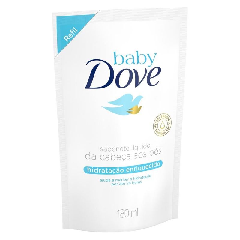 Sabonete-Liquido-Infantil-Refil-Dove-Baby-Hidratacao-Enriquecida-180ml