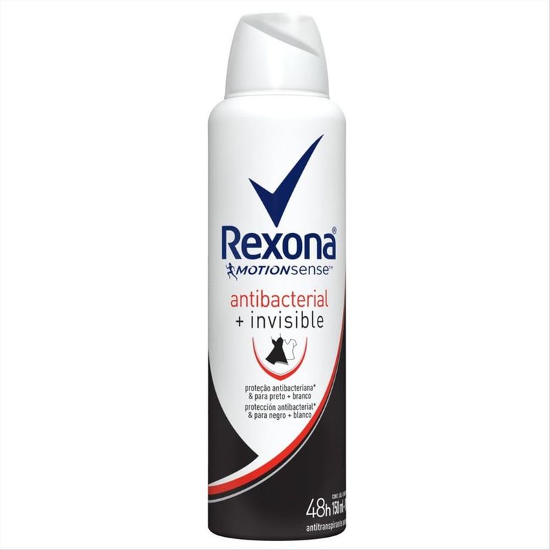 Desodorante-Antitranspirante-Feminino-Rexona-Antibacterial---Invisible-72-horas-150ml