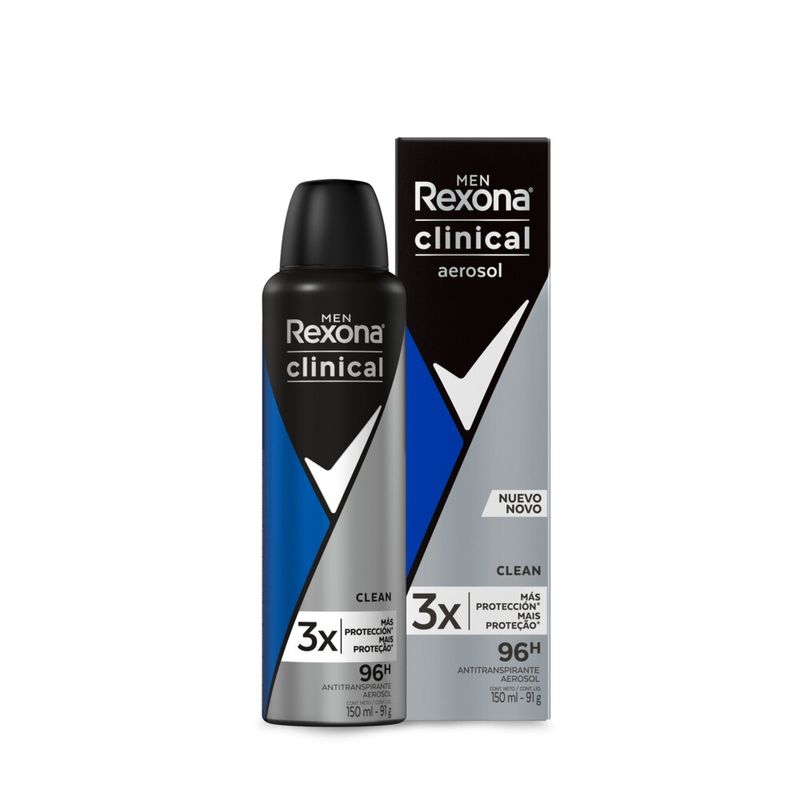 Antitranspirante-Aerosol-Rexona-Clinical-Clean-150ml