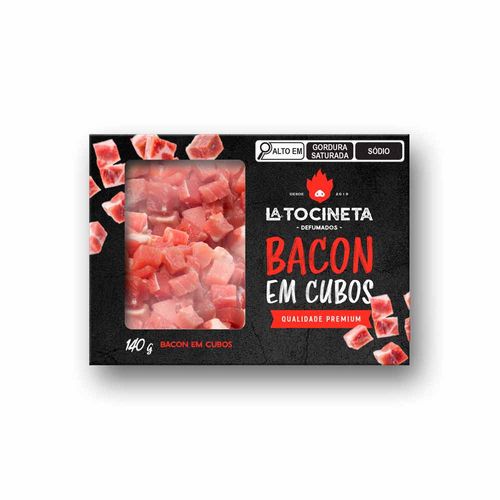 Bacon em cubos La Tocineta 140g