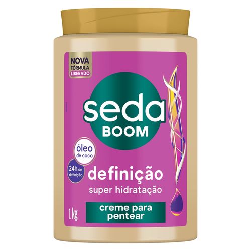 Creme para Pentear Seda Boom Definição Super Hidratação 1 kg