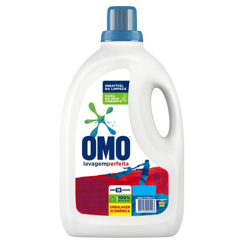 Lava Roupas Líquido Omo Lavagem Perfeita 5L