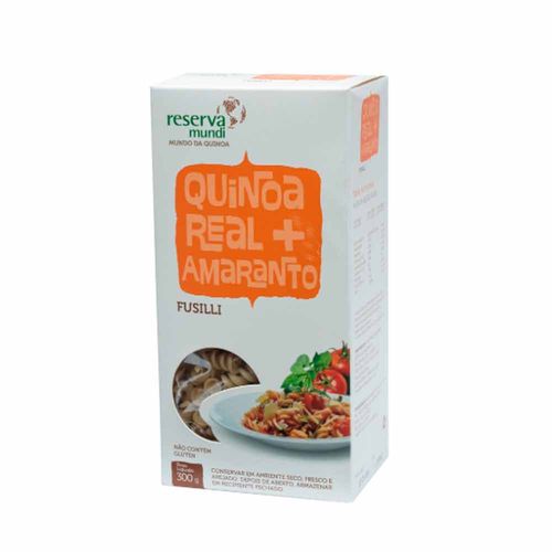 Massa Fusilli Quinoa Tradicional Reserva Mundi 300g