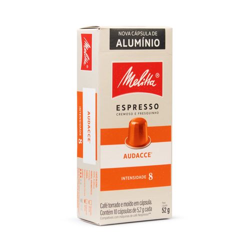 Cápsulas de Café Melitta Espresso Audacce Caixa com 10 Unidades