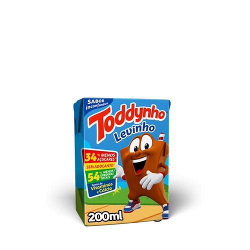 Bebida Láctea Uht Chocolate Toddynho Levinho Caixa 200ml