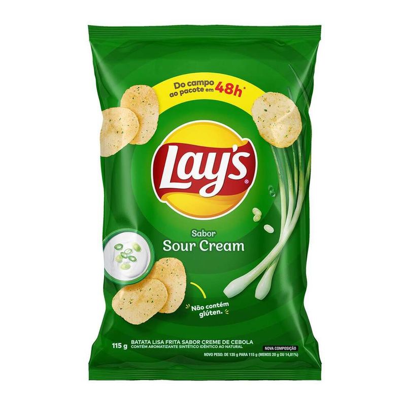 Batata-Frita-Lays-Sour-Cream-115g