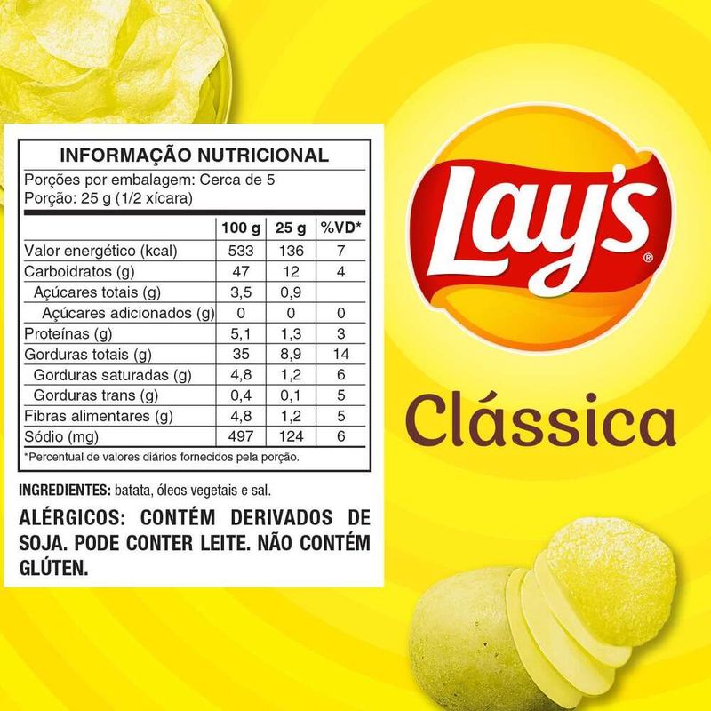 Batata-Frita-Lays-Classica-115g